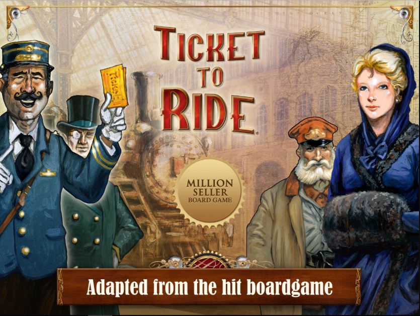 Ticket To Ride là bộ board game giành được nhiều giải thưởng lớn.