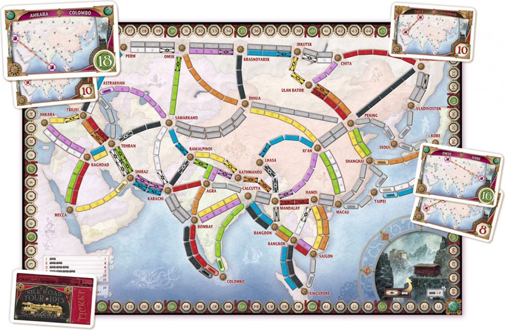 Bản Ticket To Ride Legendary Asia