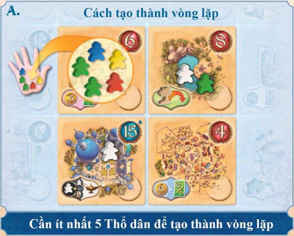 Hướng dẫn luật chơi boardgame Five Tribes chính xác nhất