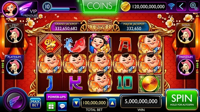 Giao diện chơi game slot ở nhà cái Vn88