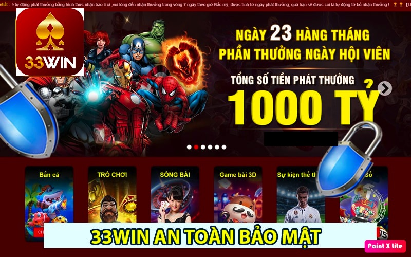 33win cam kết an toàn bảo mật