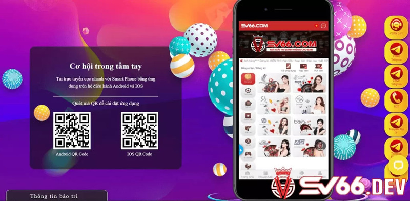 Hướng dẫn tải app SV66