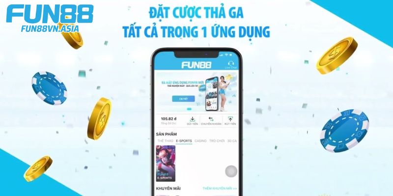  Đăng nhập trên app Fun88 dễ dàng và mượt mà