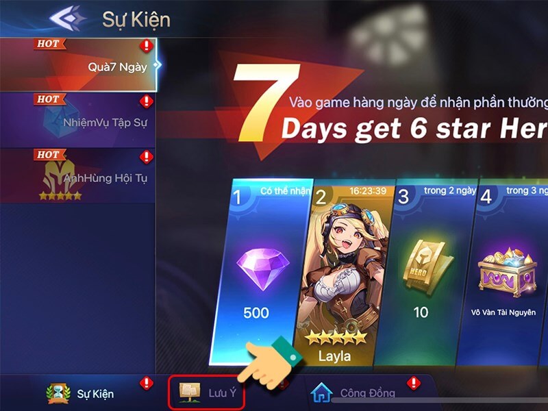 Cách nhập code Mobile Legends 2