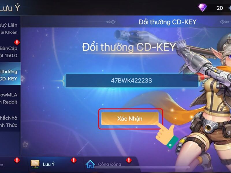 Cách nhập code Mobile Legends 5