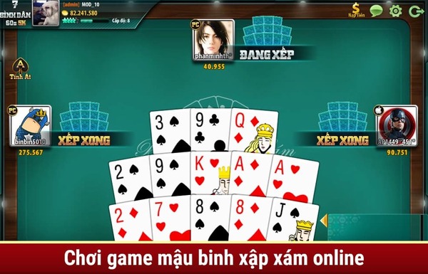 Chơi game mậu binh online