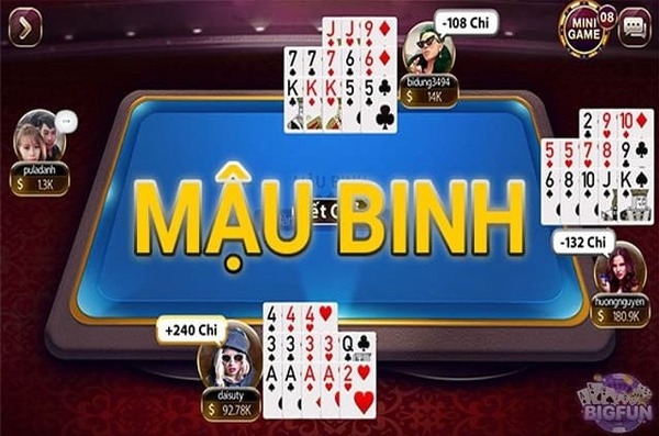 Game Mậu Binh online QH88 siêu hot