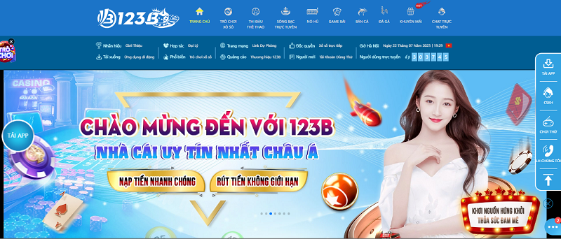 Đôi nét về nhà cái cá cược hàng đầu 123B