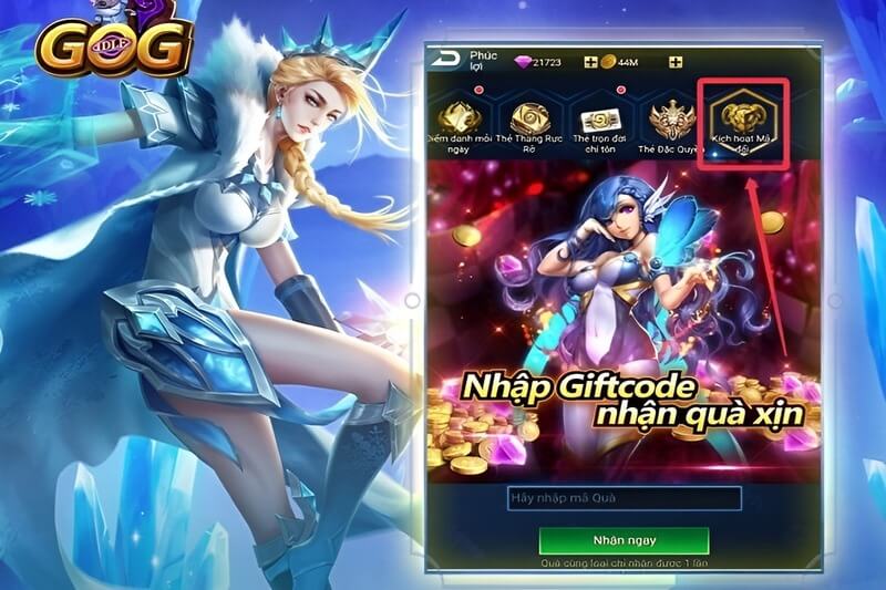 nhập Code iDLE GOG