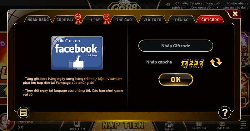 Cách nhận mã code Go88 dành cho tân thủ