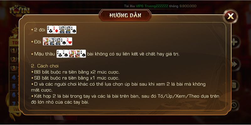 Hướng dẫn cách đánh Poker game bài đổi thưởng 