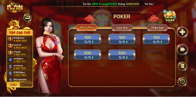 Đôi nét về tựa game Poker game bài đổi thưởng 