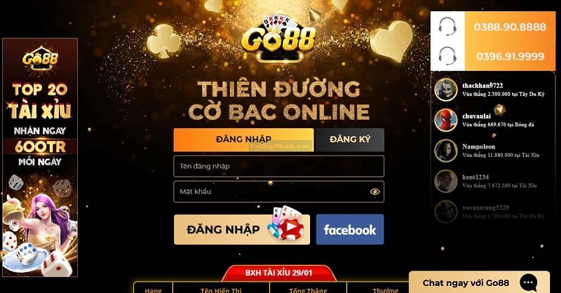 Cách sử dụng Go88