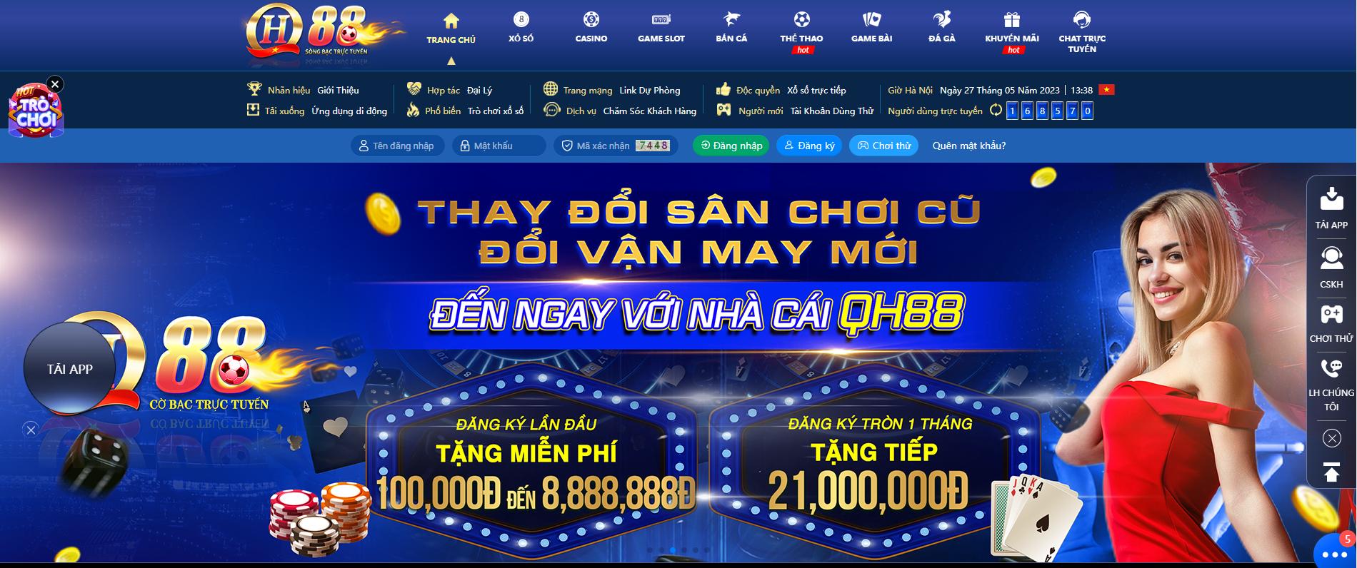 Lý do cược thủ Việt nên ưu tiên chọn nhà cái QH88