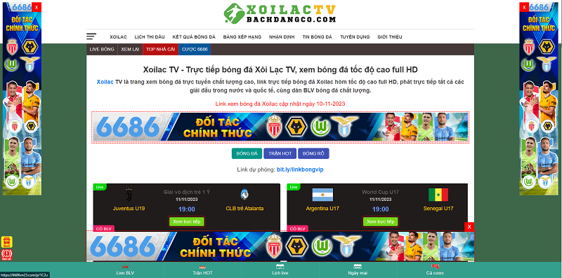 Mọi loại hình bóng đá đều được Xoilac TV collaboration-world.com cung cấp đầy đủ