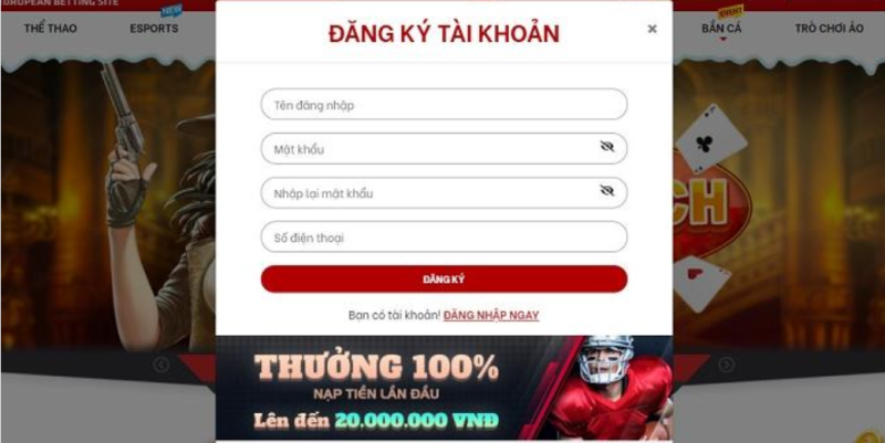 Điều kiện trước khi đăng ký tài khoản RED88