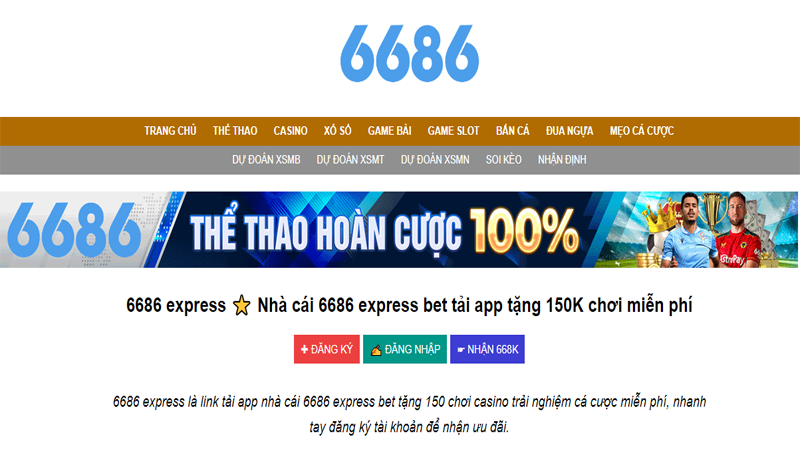 Điểm mạnh tại nhà cái uy tín 6686 express