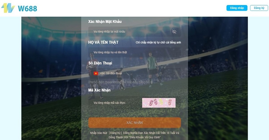 Hướng dẫn đăng ký W688 để tận hưởng kho game đa dạng