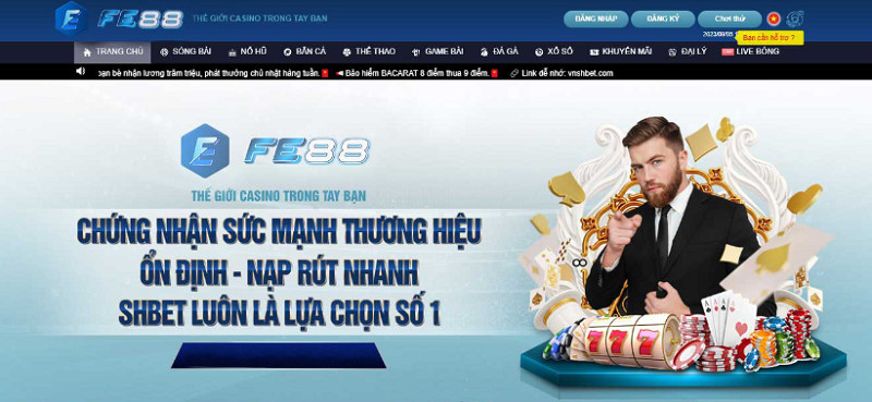 Cổng game FE88 là nhà cái uy tín được thành lập tại Singapore