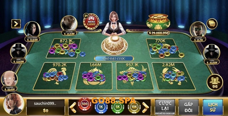 Luật chơi game tài xỉu tại cổng game Go88 dễ hiểu nhất