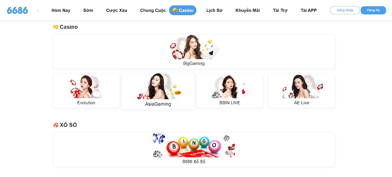Nhà cái đa dạng với nhiều sảnh game khác nhau 
