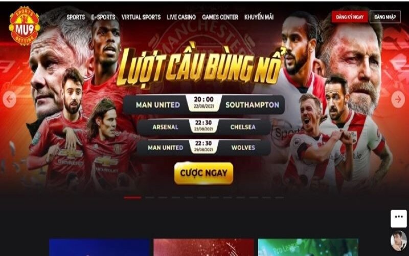 MU9 là một đơn vị cá cược có thế mạnh về thể thao