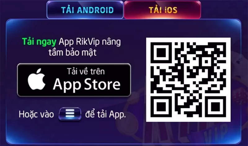 Cách tải rikvip cho iOS