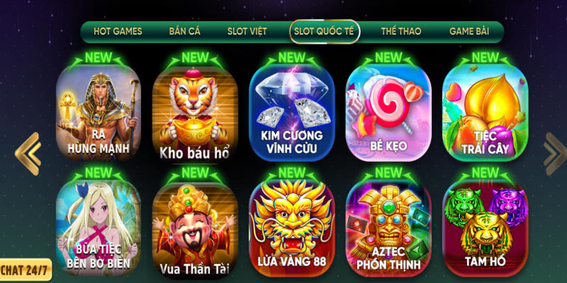 Tổng hợp game slot hay tại cổng game Kingfun