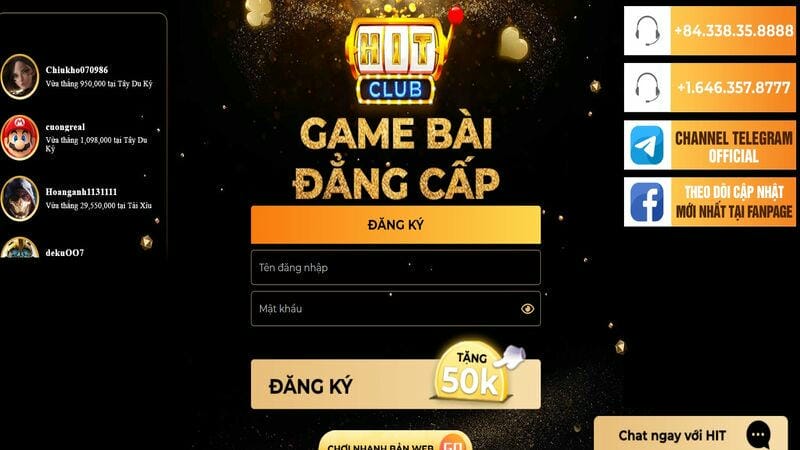  Cộng đồng game thủ Hitclub sôi động trong sự kiện đua top do tác giả tổ chức.